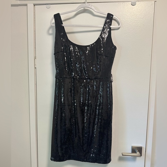 Maggy London Dresses | Black
Sequin Cocktail Dress size 10 - Picture 1 of 5